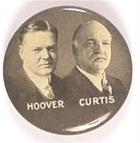 Hoover and Curtis Celluloid Jugate