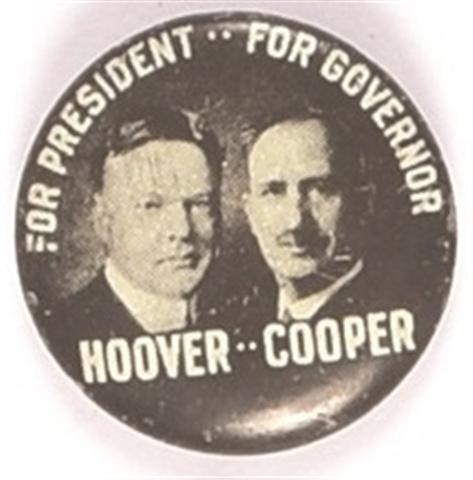 Hoover, Cooper Ohio Coattail