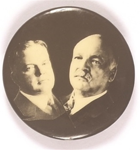 Hoover, Curtis Scarce Celluloid Jugate