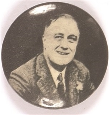 FDR Black and White Picture Pin