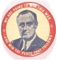 FDR Win the War and Peace that Follows