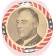 Franklin Roosevelt Stars and Stripes Celluloid