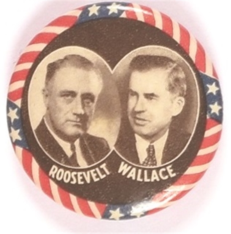 Roosevelt, Wallace Stars and Stripes Jugate
