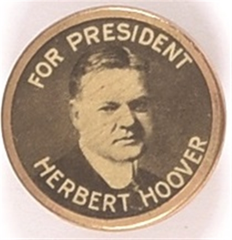 Hoover Framed Celluloid Stud