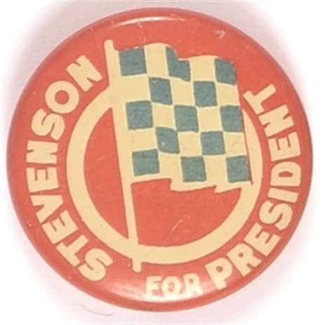 Stevenson for President Checkered Flag