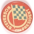 Stevenson for President Checkered Flag