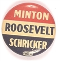 FDR, Minton, Schricker Indiana Coattail