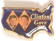 Clinton, Gore USA Clutchback Pin