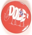 Dole Red Elephant Pin