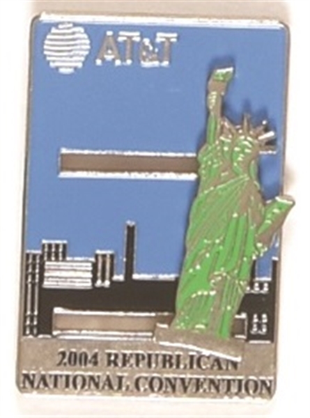 GW Bush AT&T Statue of Liberty Pin