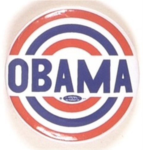 Obama Red, White and Blue Celluloid