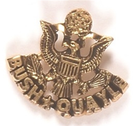 Bush, Quayle Clutchback Eagle Pin