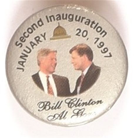 Clinton, Gore 1997 Inaugural Pin