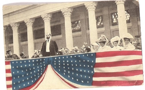 Charles Evans Hughes Unusual Postcard