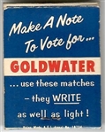 Barry Goldwater Matchbook