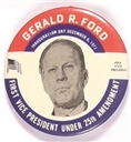 Ford, First President Under 25th Amendment
