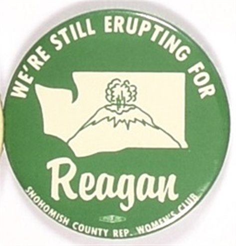 Reagan Mt. St. Helens Celluloid