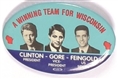 Clinton, Gore, Feingold Wisconsin Coattail