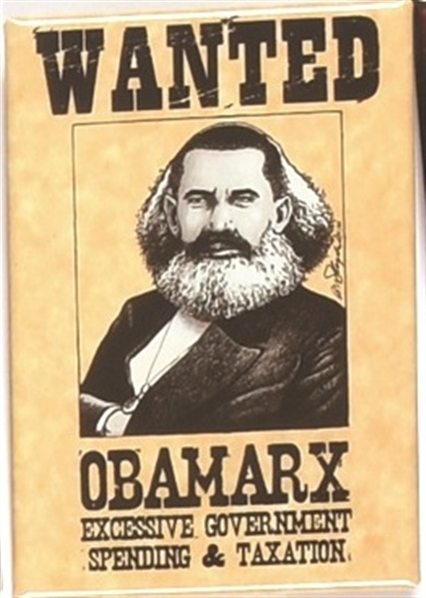 Obamarx Wanted Poster Celluloid