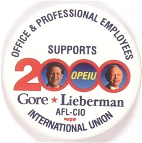 OPEIU Supports Gore, Lieberman