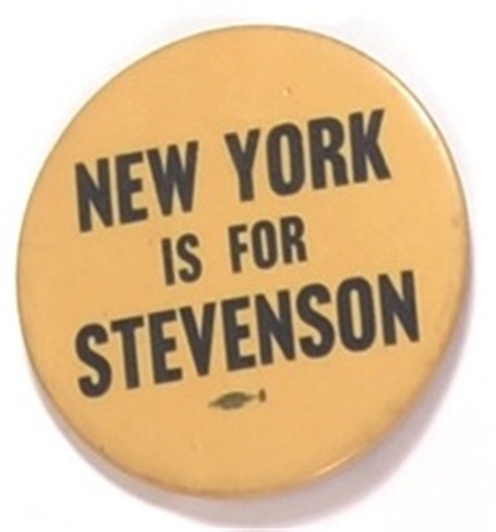 New York is for Stevenson