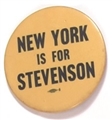 New York is for Stevenson
