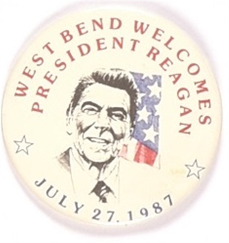 West Bend Welcomes President Reagan