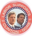 Labor Supports Clinton and Dole