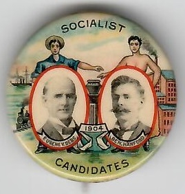 Debs and Hanford Colorful Socialist Jugate