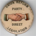 Rare Union Reform Party Celluloid