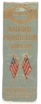 Prohibition Party 1896 Delegate Ribbon