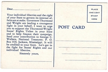 Thurmond, Wright 1948 Postcard