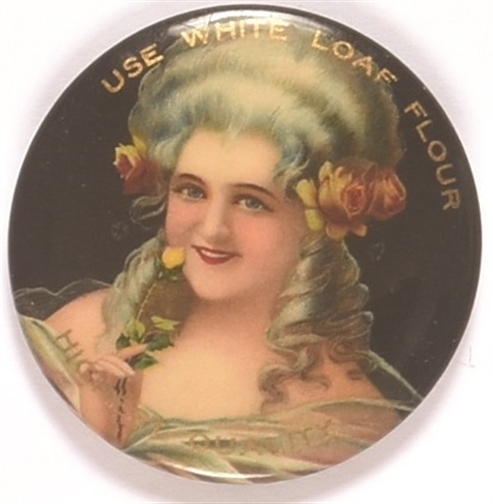 White Loaf Flour Beautiful Celluloid