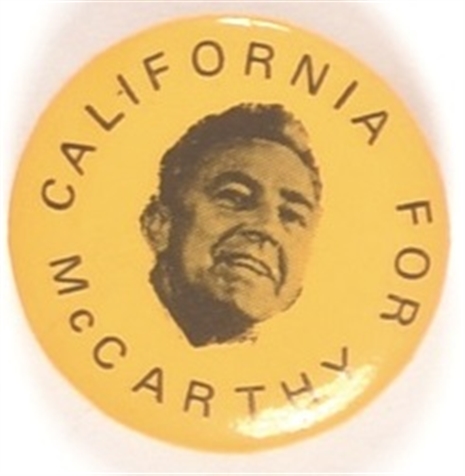 California for McCarthy Yellow Celluloid