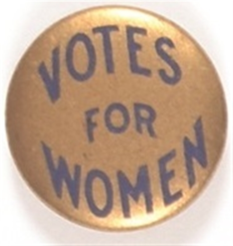 Votes for Women Blue Letters