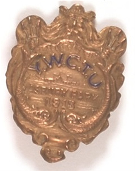 New Jersey 19131 Woman Temperance Pin