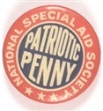 WW I Patriotic Penny Celluloid