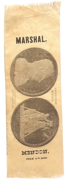 William Henry Harrison Mendon Ribbon