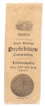 Prohibition Party 1904 Convention Ribbon