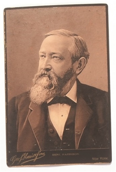 Benjamin Harrison Cabinet Card