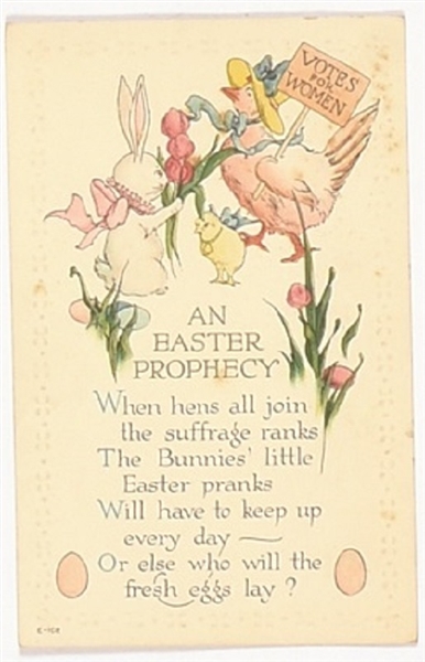 Suffrage Easter Postcard