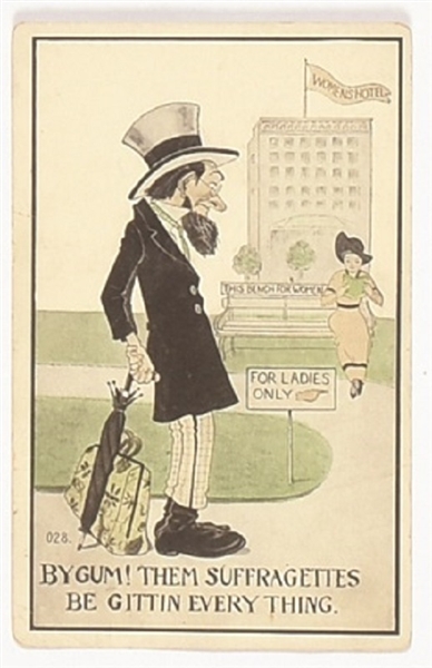 Them Suffragettes Be Getting Everything Postcard