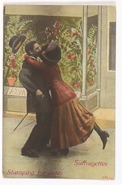 Suffragettes Stumping for Votes Postcard