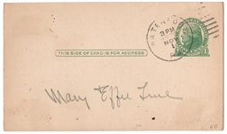 Woman's First Vote Vs. Liquor Waterford Card