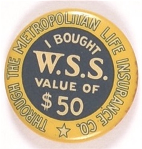 WW I War Savings Stamps, Metropolitan Life Insurance