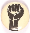 Black Power Clenched Fist Celluloid