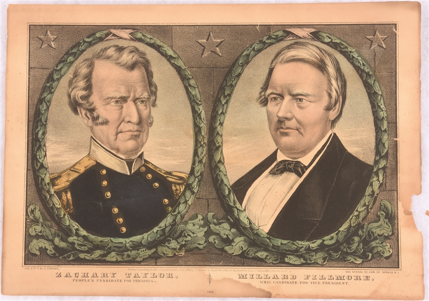 Taylor, Fillmore Currier Lithograph Print