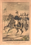 Taylor and His Staff Lithograph Print