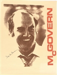 George McGovern Signed Poster