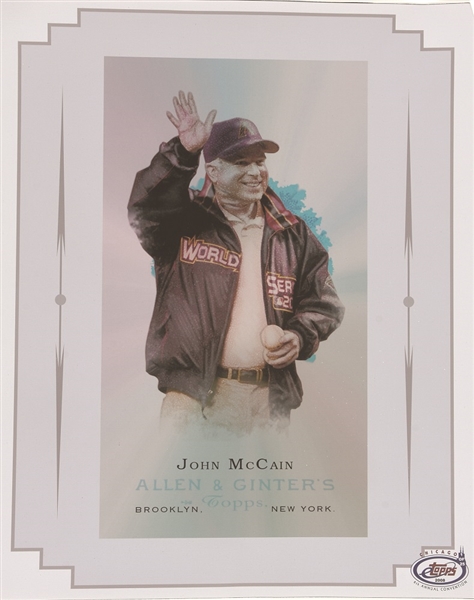 McCain Topps Trading Cards Poster
